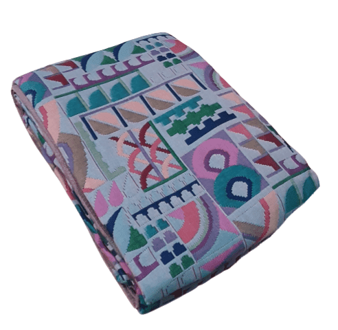 Colcha reversible geométrica. 245 x 270 cm - 5