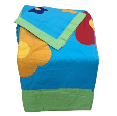 Colcha boutie algodón infantil flores - 2
