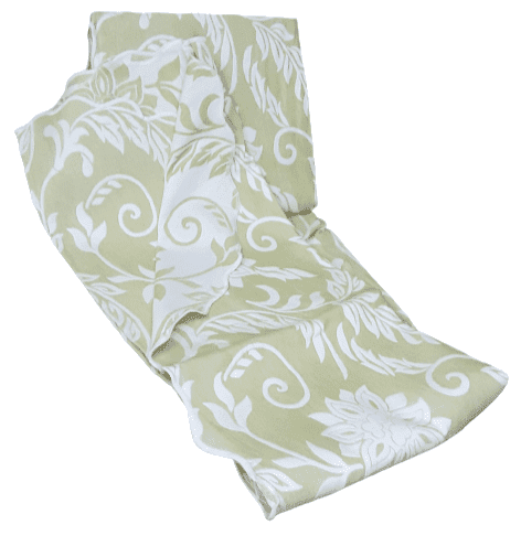 Colcha reversible verde flores. Cama 90 - 3