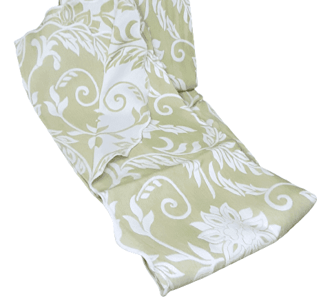 Colcha reversible verde flores. Cama 90 - 5