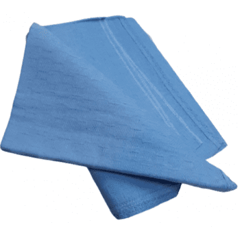 Colcha de piqué en azul cuadros tejidos. Cama 90 - 4
