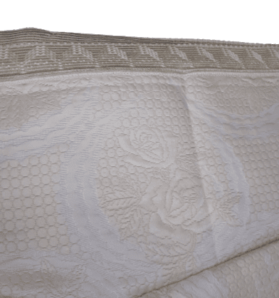 Colcha de verano beige clásica.  Cama 90 - 4