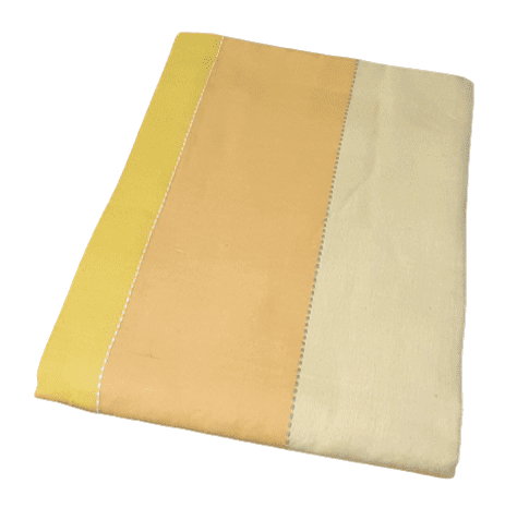 Colchas multiusos rayas amarillas. Cama 90 - 3