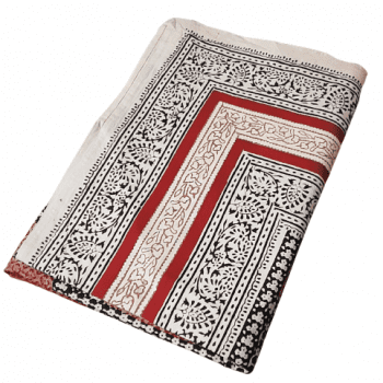 Colcha pañuelo artesanal India negra. 180 x 260 - 1