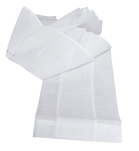 Panó visillo confeccionado bordado jarrón - 2