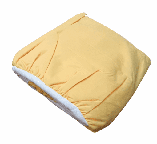 Cubrecanapé fruncido amarillo: 105, 135 - 1