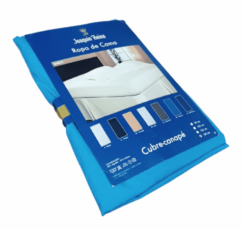 Cubrecanapé recto turquesa 150 - 1