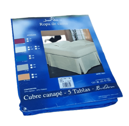 Cubrecanapé recto azulón 150 - 3