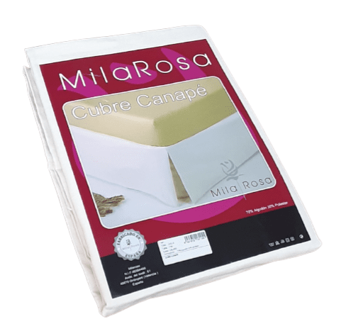 Cubrecanapé recto loneta cruda 150 - 1