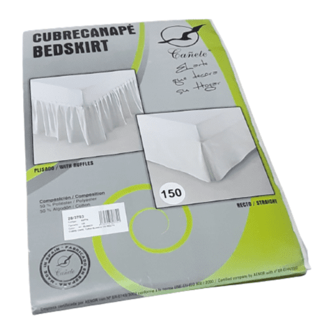 Cubrecanapé recto panamá crudo 150 - 2