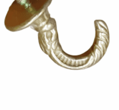 Alzapaño bronce pequeño 3 cm - 1