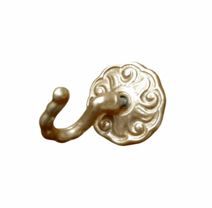 Alzapaño rosetón de latón - 1