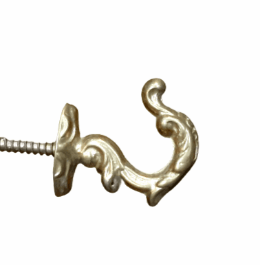 Alzapaño latón barroco oro 4 cm - 2