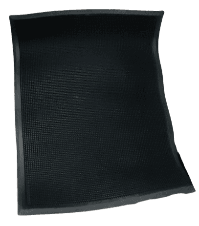 Felpudo goma negro 60 x 80
