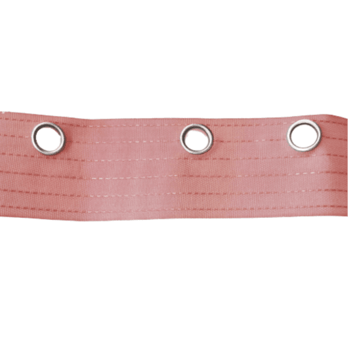 Cinta de agujeros rosa salmón