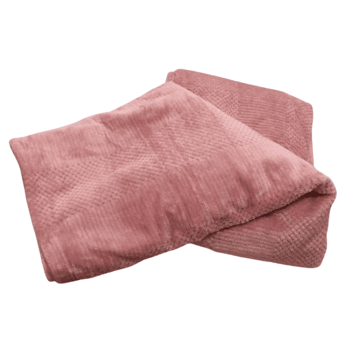 Manta rosa sedalina 125 x 155 cm - 1