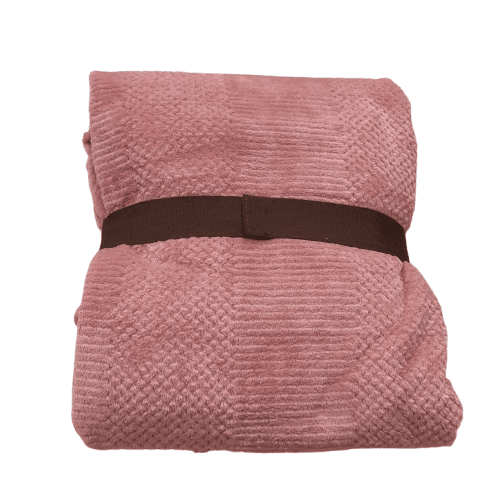 Manta rosa sedalina 125 x 155 cm - 3