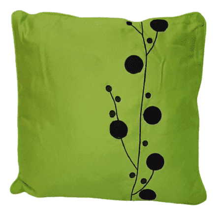 Cojín antelina lunares - 3