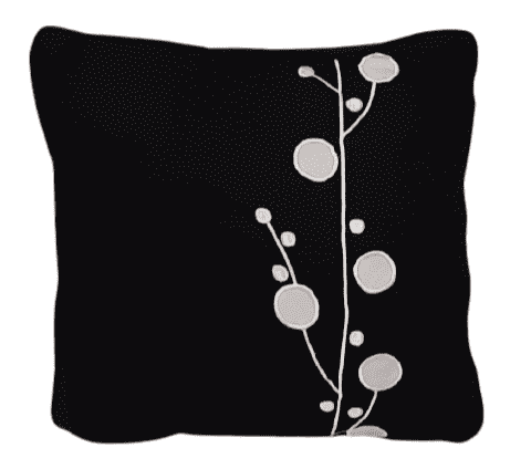 Cojín antelina lunares - 4