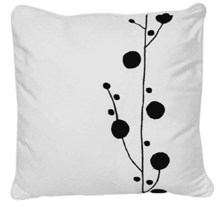 Cojín antelina lunares - 5