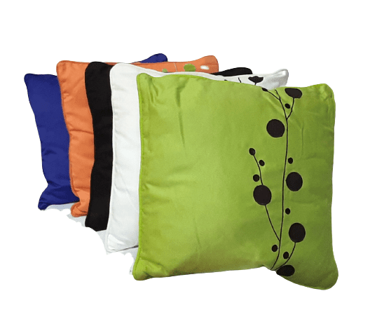 Cojín antelina lunares - 6