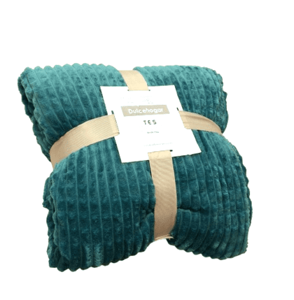 Manta sherpa turquesa 125 x 155