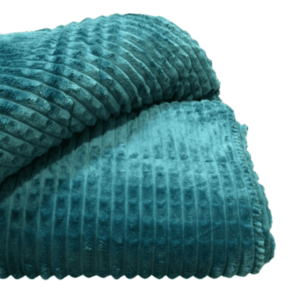 Manta sherpa turquesa 125 x 155 - 2