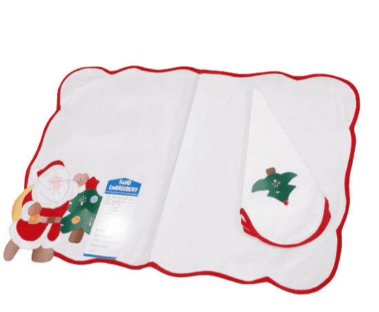 Mantelito de navidad individual Noel