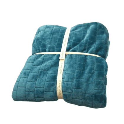 Manta azul sedalina fina - 1