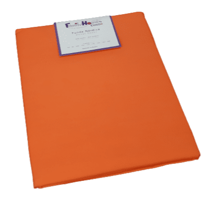 Funda nórdica lisa naranja cama 90 - 4