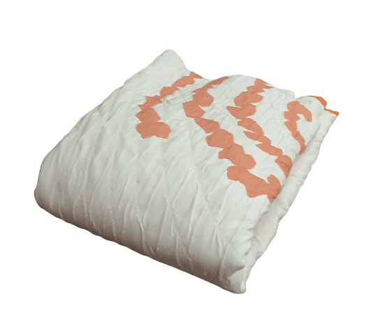 Colcha boutie reversible naranja. Cama 150 - 1