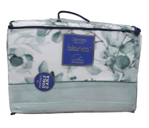 Sábanas térmicas hojas verdes. - 1