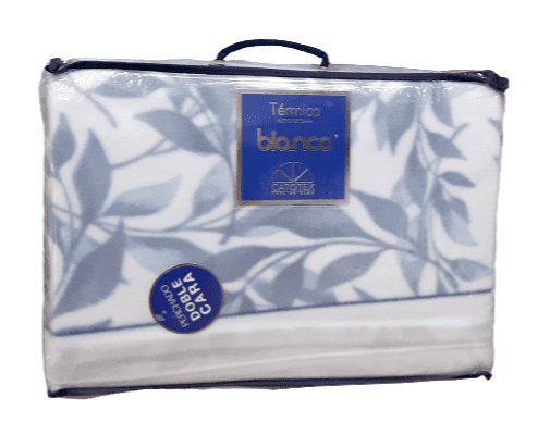 Juego dd sábanas térmicas hoja azul - 1