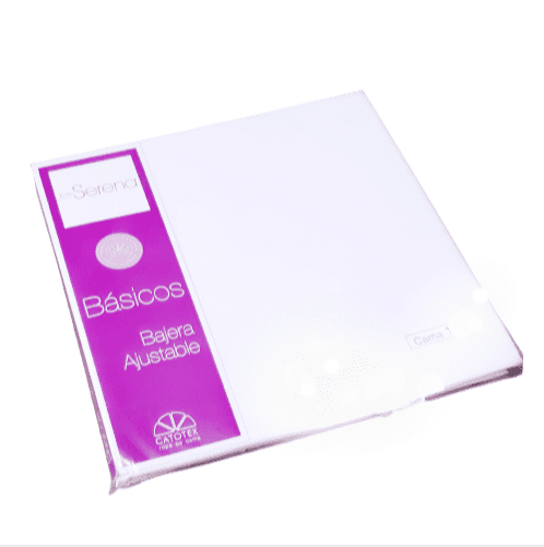 Sábanas bajeras blancas cama: 180