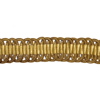Pasamanería dorada enlazado 5 cm