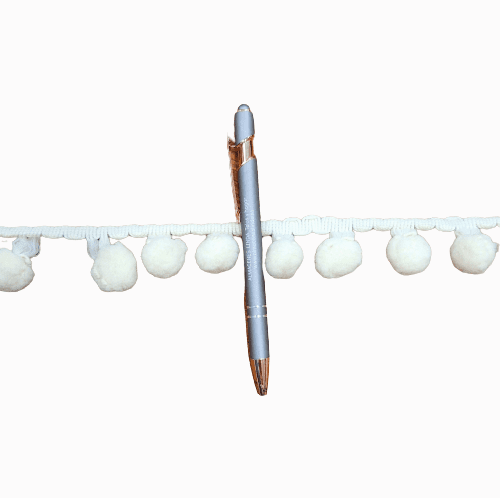 Borlas madroños beige 3,50 cm - 1