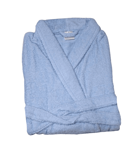 Albornoz azul liso L