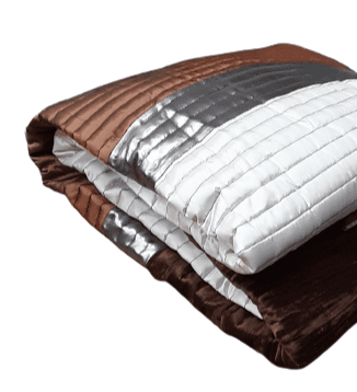 Colcha boutie marrón PLata CAMA 135/150 - 1