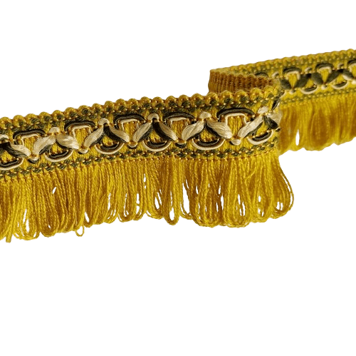 Flecos amarillo mostaza y verde - 1