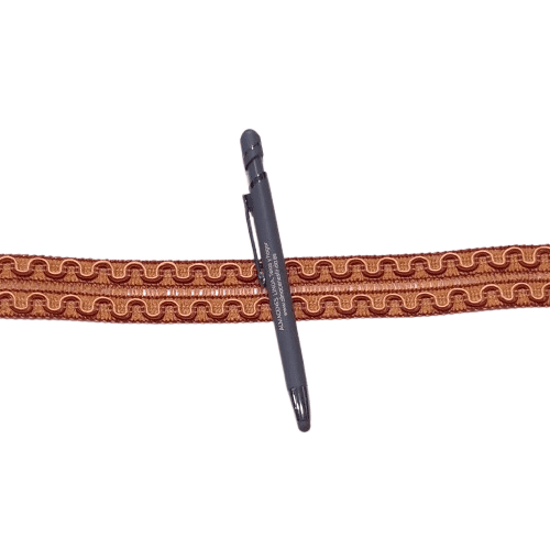 1,90 metros Pasamanería Galón teja granate - 3