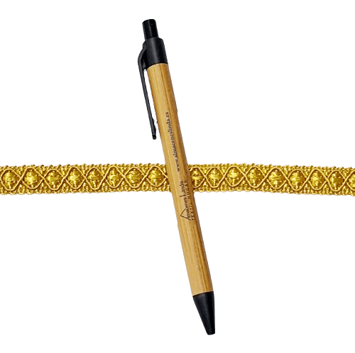 Pasamanería galón estrecho amarillo - 2