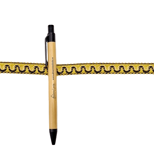 Galón estrecho amarillo ondas marino