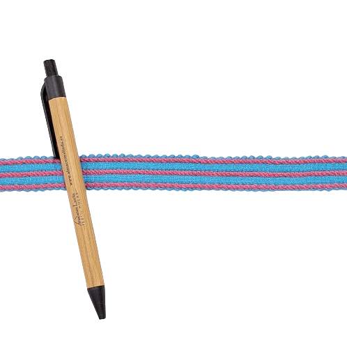 Cinta turquesa y rosa fucsia