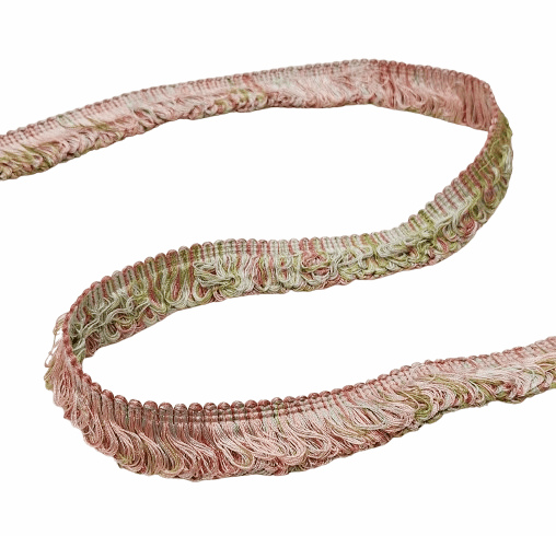 Flecos espumillón reversible rosa y verde - 3