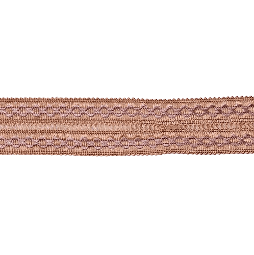 Galón doble salmón rombitos malvas - 2