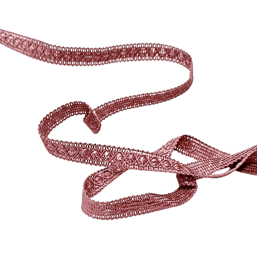 Galón estrecho rosa malva - 3