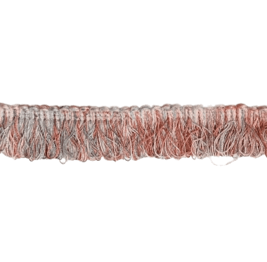 Flecos espumillón rosa y gris - 1