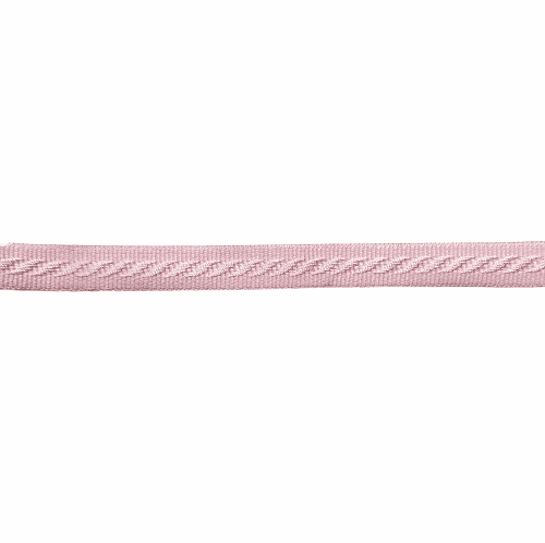 Galón estrecho de algodón rosa