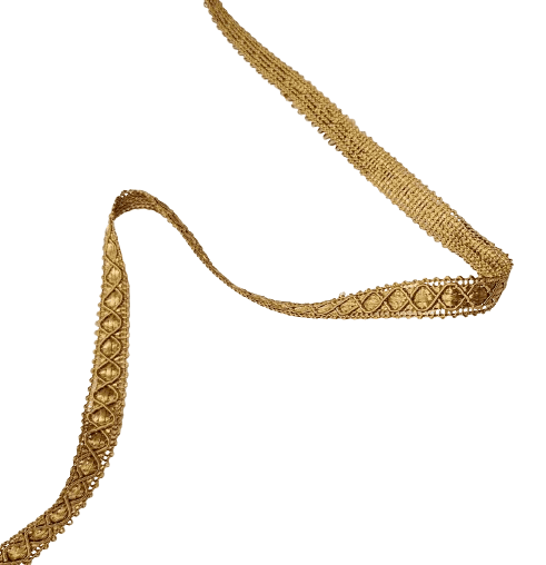 Pasamanería galón estrecho oro viejo - 1