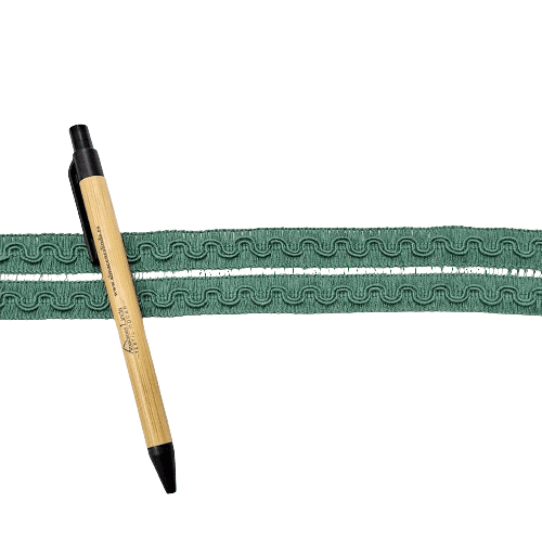 Galón doble de algodón verde botella